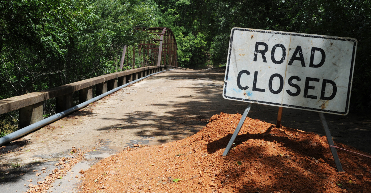 Hickman County, TN, July 13, 2010 -- Hickman County Highway Department crews have identified hundreds of roadways and bridges throughout their county damaged, like this one,  by the severe storms and flooding that affected much of Tennessee in May 2010. FEMA provides funding to local and state agencies to recover from a disaster. Martin Grube/FEMA