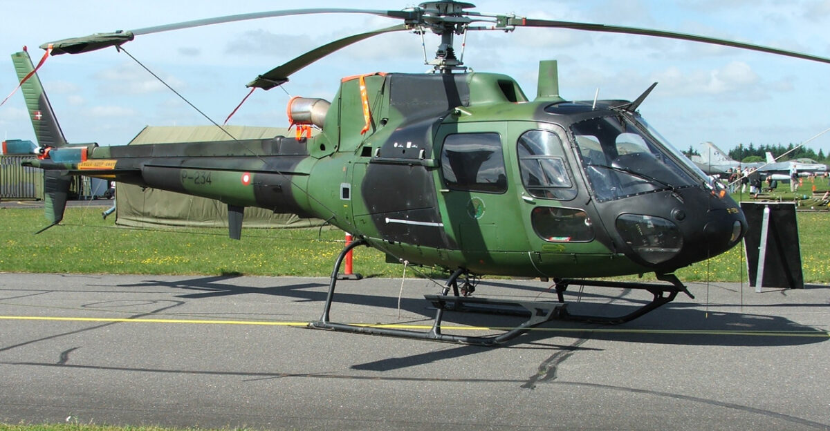 Royal Danish Air Force AS 550 Fennec helicopter Karup Air Force Base 2005 PAJ