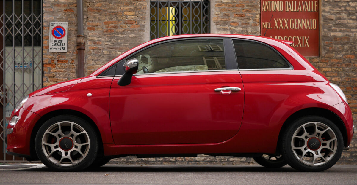 Fiat 500 in Emilia-Romagna Italy