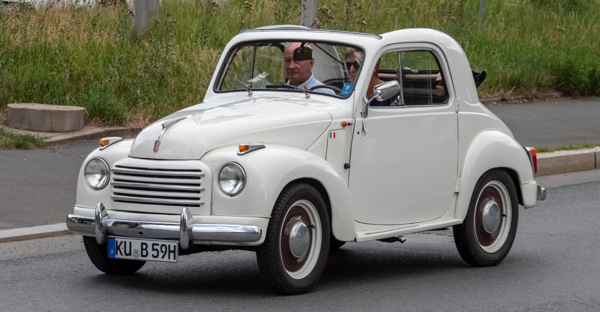 Fiat 500 Topolino at the Kulmbach 2018 classic car meeting