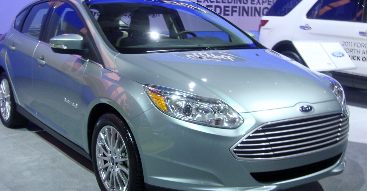 2012 Ford Focus Electric exhibited at the 2011 Washington Auto Show