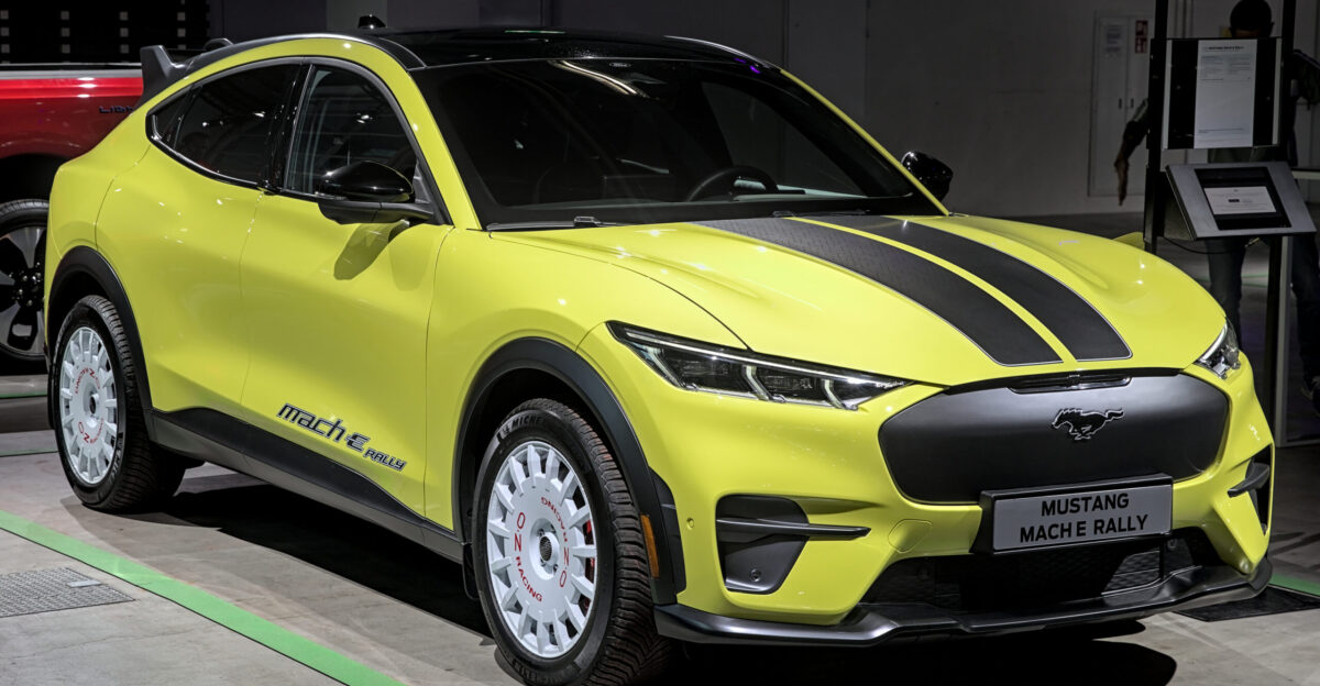 Ford Mustang Mach-E Rally at Auto Z rich 2023