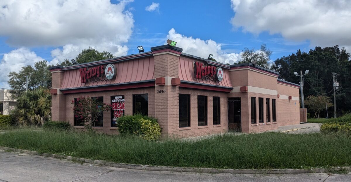 Recently closed Wendy s in Melbourne Florida