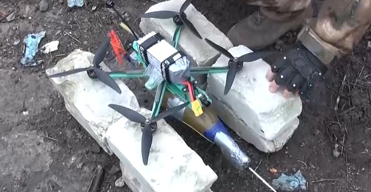 "Bumerang" FPV-drone of the Southern Grouping of Forces on the Donetsk direction
