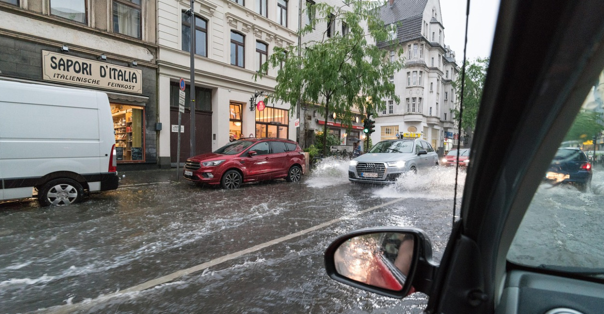 cologne, nature, flood, rain, downtown, storm, flooding