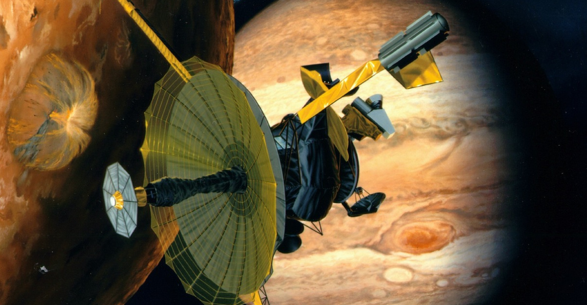 galileo, jupiter, space, nature, sky, outer-space, exploration, probe, spacecraft, dark