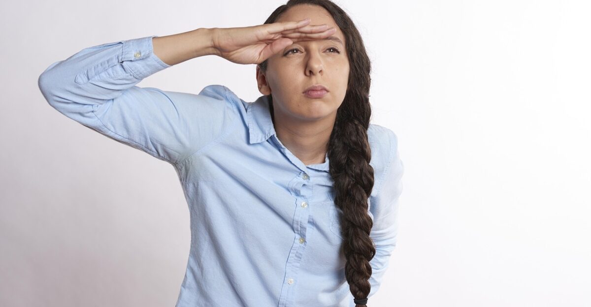 looking person see future women young female business horizon woman success professional career sky job executive modern office city occupation corporate work analysis entrepreneur businesswoman power technology digital marketing nature workplace peering