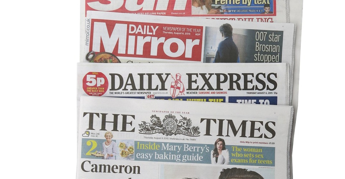 british newspapers the times daily express mirror nature sun daily mail uk english news paper headlines england 2015