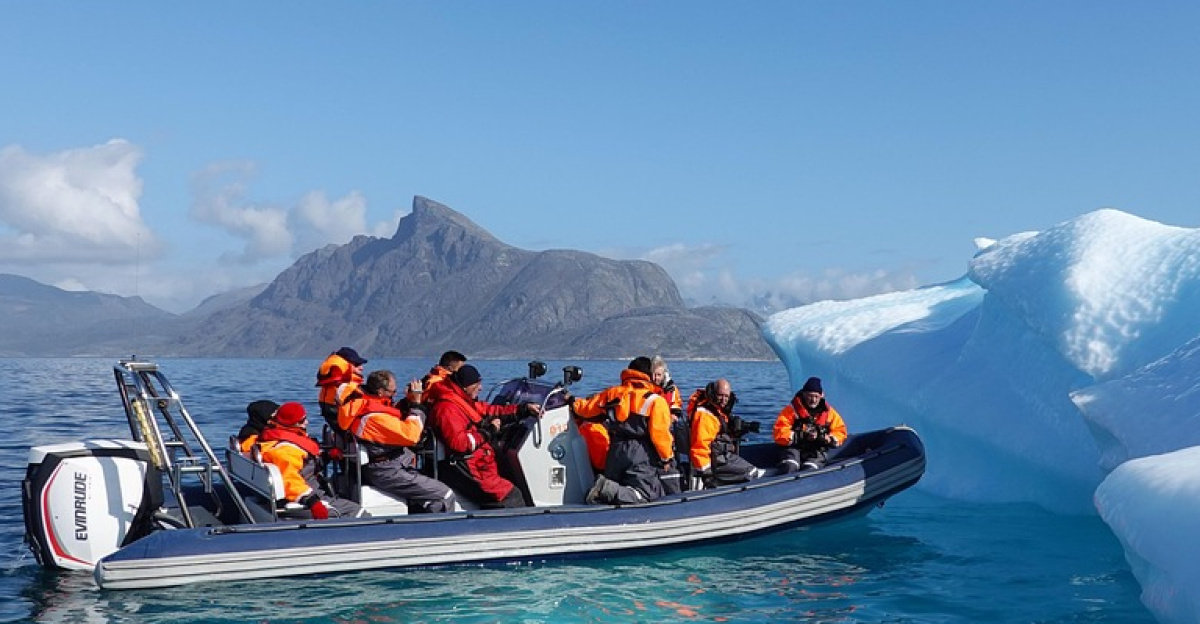 iceberg, ice, greenland, tourism, boat, frozen, cold, sea, nature, landscape, polar, snow, winter, climate change, blue, ocean, arctic climate, speedboat, greenland, greenland, climate change, climate change, climate change, climate change, climate change