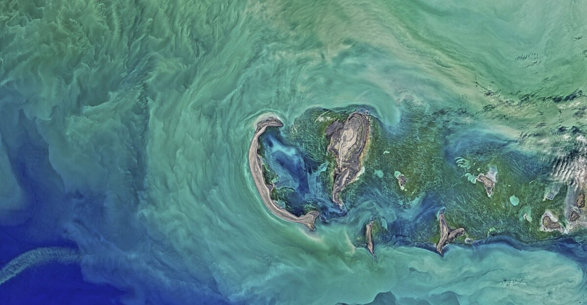 caspian sea nature water ocean space