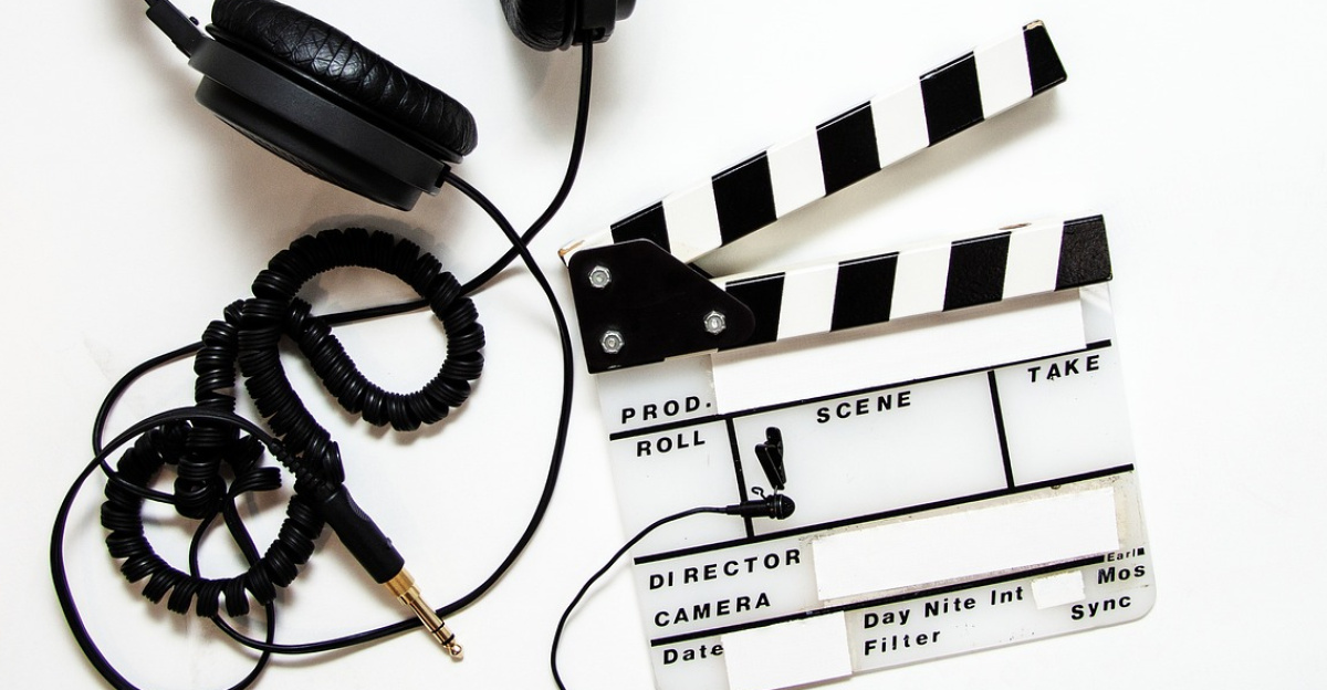headphones, clapper, clapperboard, film, movie, video, cinema, equipment, production, studio, media, sound, video production, headphones, film, film, movie, movie, video, video, video, video, video, cinema, media