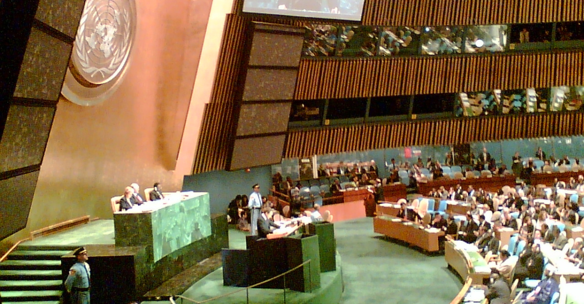 Discurso del Presidente Zapatero ante la Asamblea General.<br><i>nokia035</i>