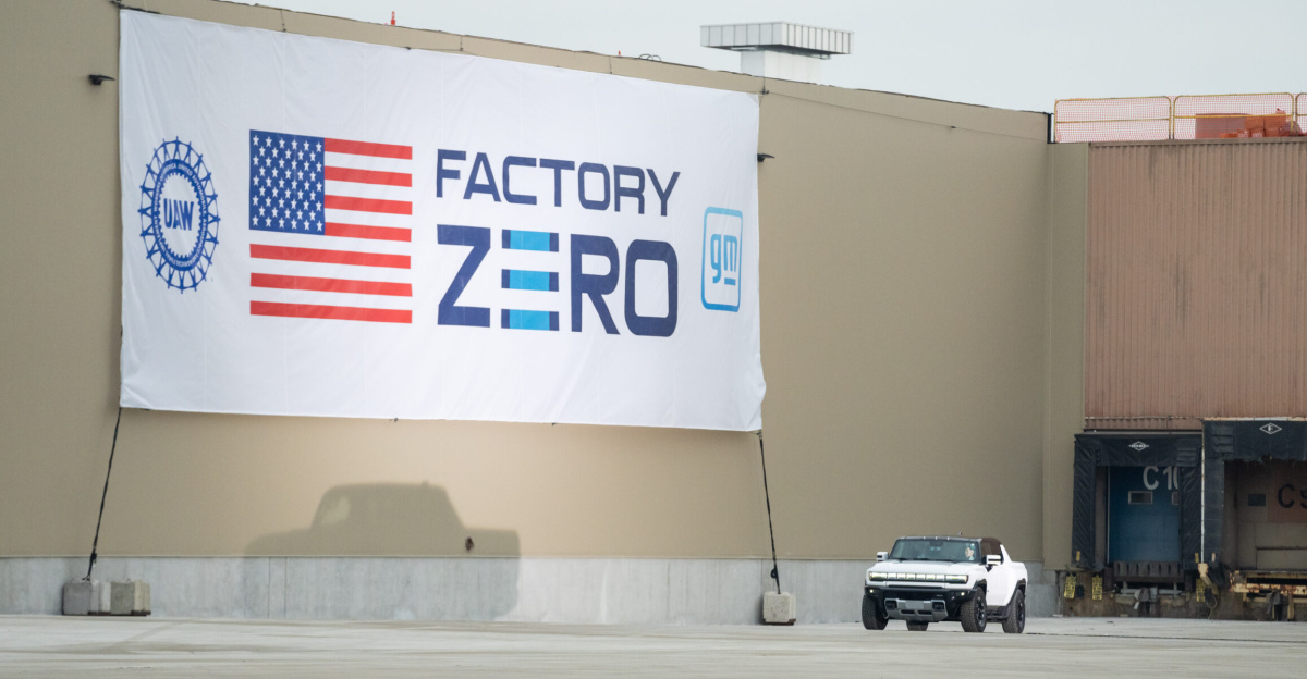 <p>President Joe Biden test drives the Hummer EV during a tour of the General Motors Factory ZERO electric vehicle assembly plant, Wednesday, November 17, 2021, in Detroit. (Official White House Photo by Adam Schultz)
</p>
This official White House photograph is being made available only for publication by news organizations and/or for personal use printing by the subject(s) of the photograph. The photograph may not be manipulated in any way and may not be used in commercial or political materials, advertisements, emails, products, promotions that in any way suggests approval or endorsement of the President, the First Family, or the White House.