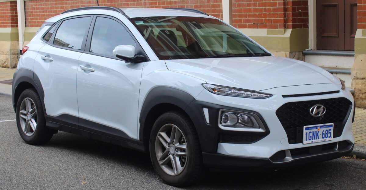 Hyundai Kona OS MY18 Active 2WD wagon Photographed in Fremantle Western Australia Australia
