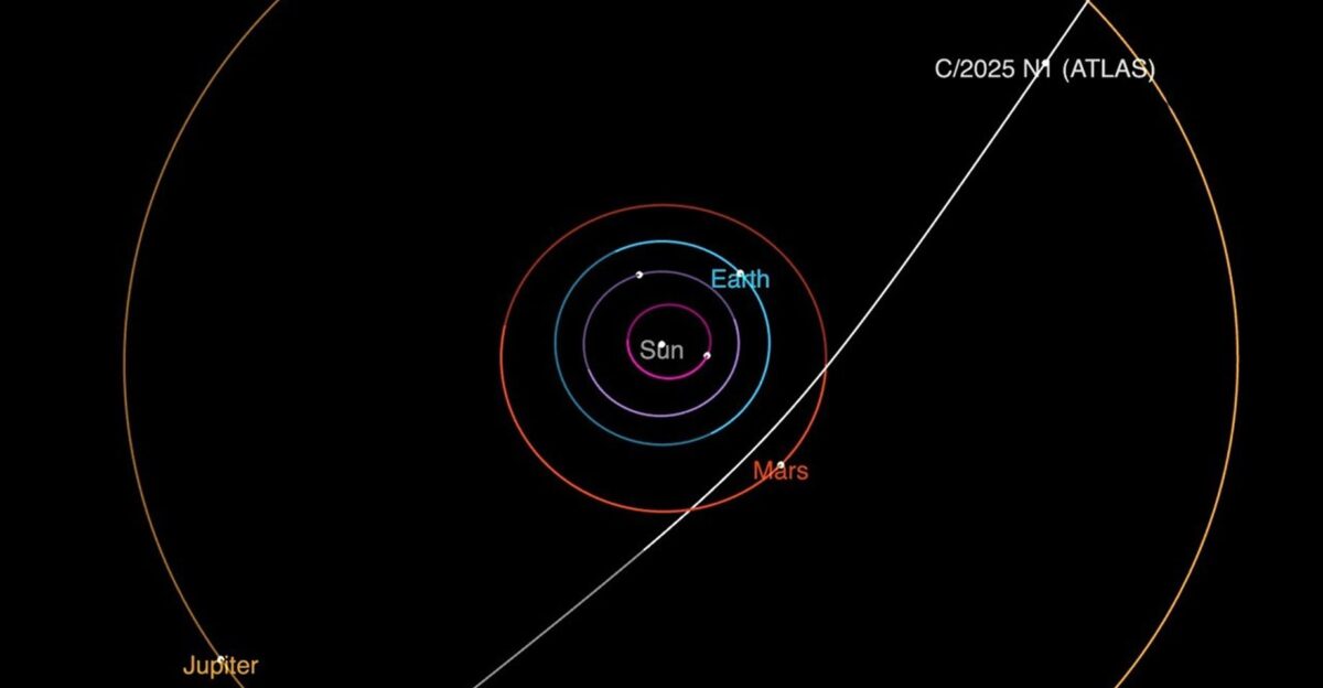 NASA Discovers Interstellar Comet Moving Through Solar System