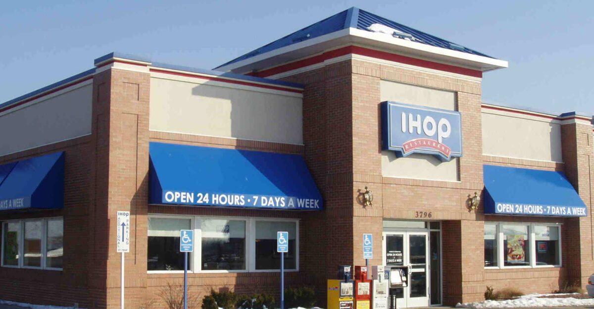 A self-taken photo of the local IHOP