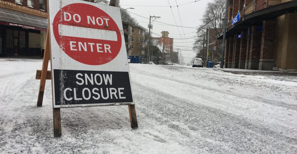 Region prepares for wintry blast with snow expected over next few