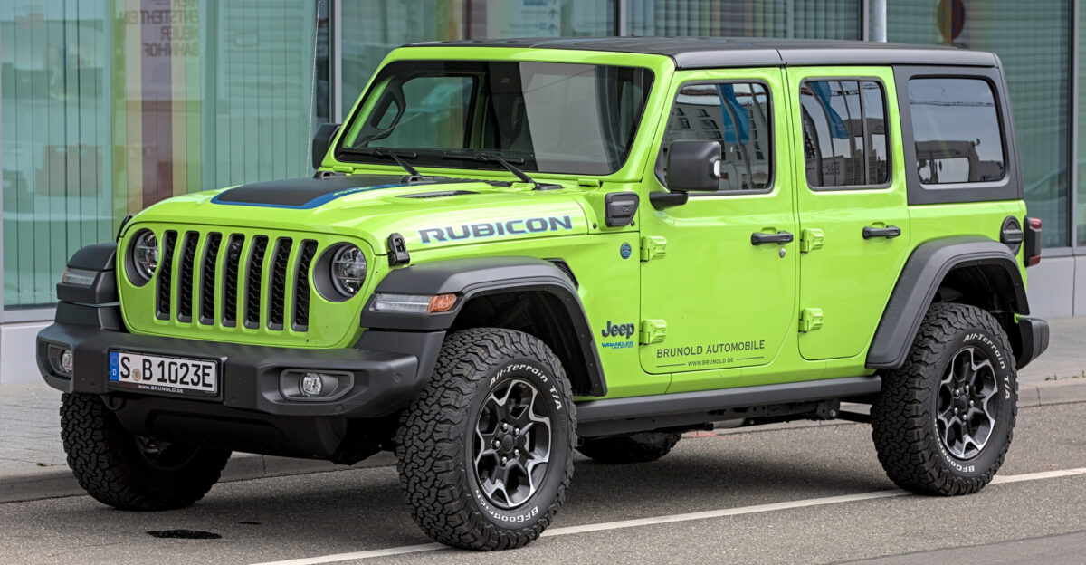 Jeep Wrangler Rubicon JL 4xe at Retro Classics 2022