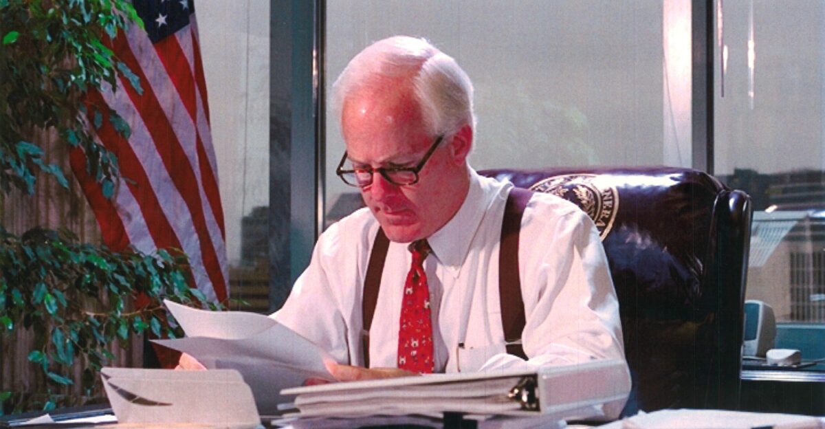 John Cornyn working as Attorney General of the State of Texas in 1997