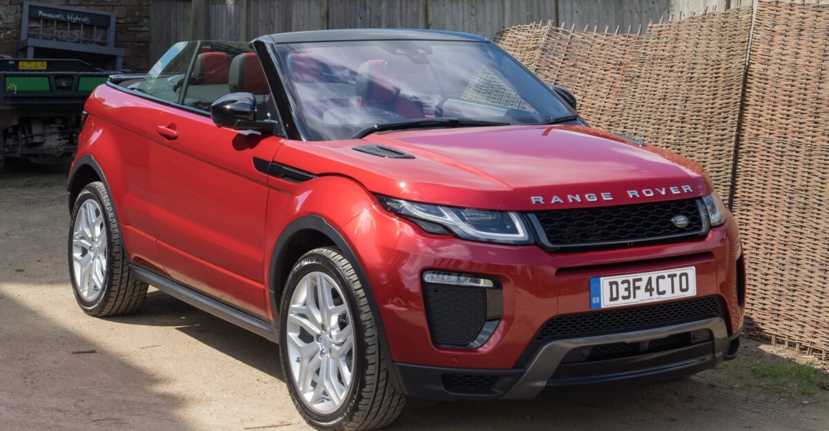 A 2016 Land Rover Range Rover Evoque Convertible HSE