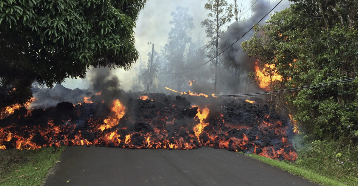 Lava ash flows mudslides and nasty gases-good reasons to respect