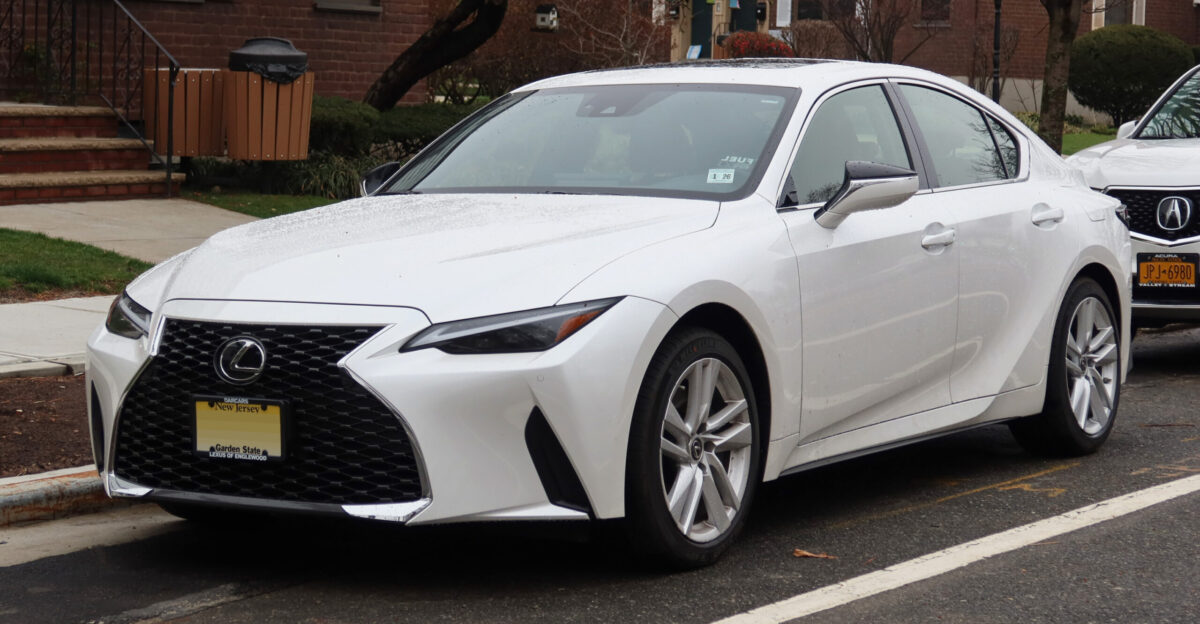 A 2021 Lexus IS 300 AWD photographed in Kew Gardens Hills Queens New York USA