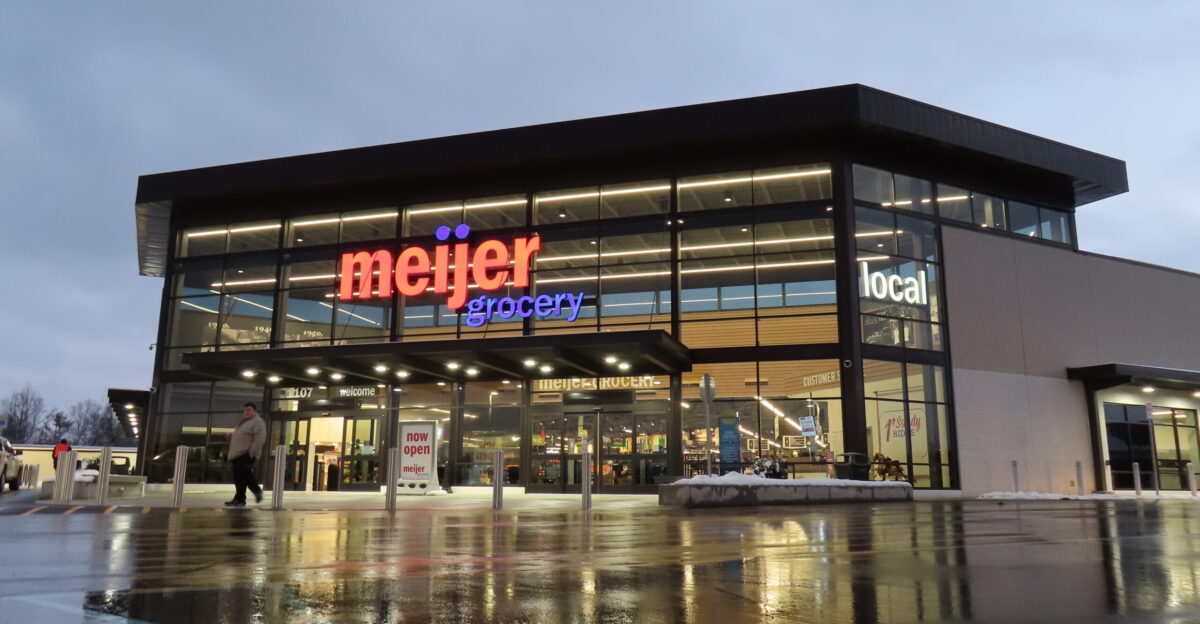 Meijer Grocery store in Orion Township Michigan seen on opening day January 26 2023