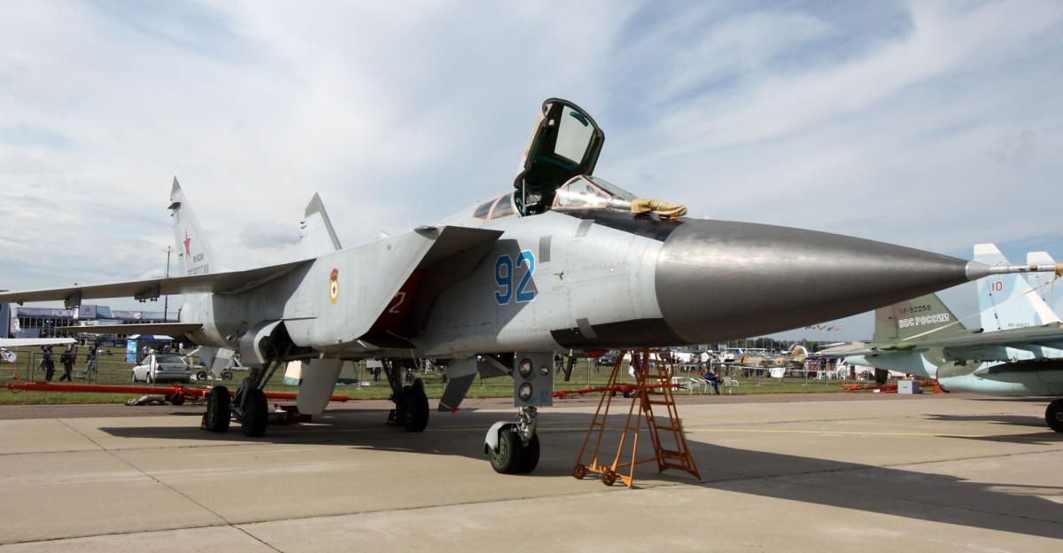 Fighter interceptor Mikoyan-Gurevich MiG-31BM (The international aerospace salon MAKS-2011)
