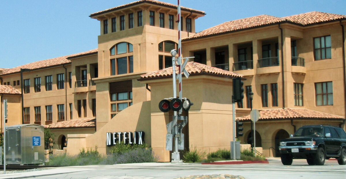 The headquarters of Netflix in Los Gatos