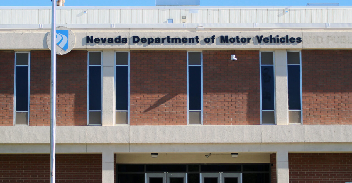 The headquarters of the Nevada Department of Motor Vehicles in Carson City, Nevada. Photographed on July 4, 2020 by user Coolcaesar.