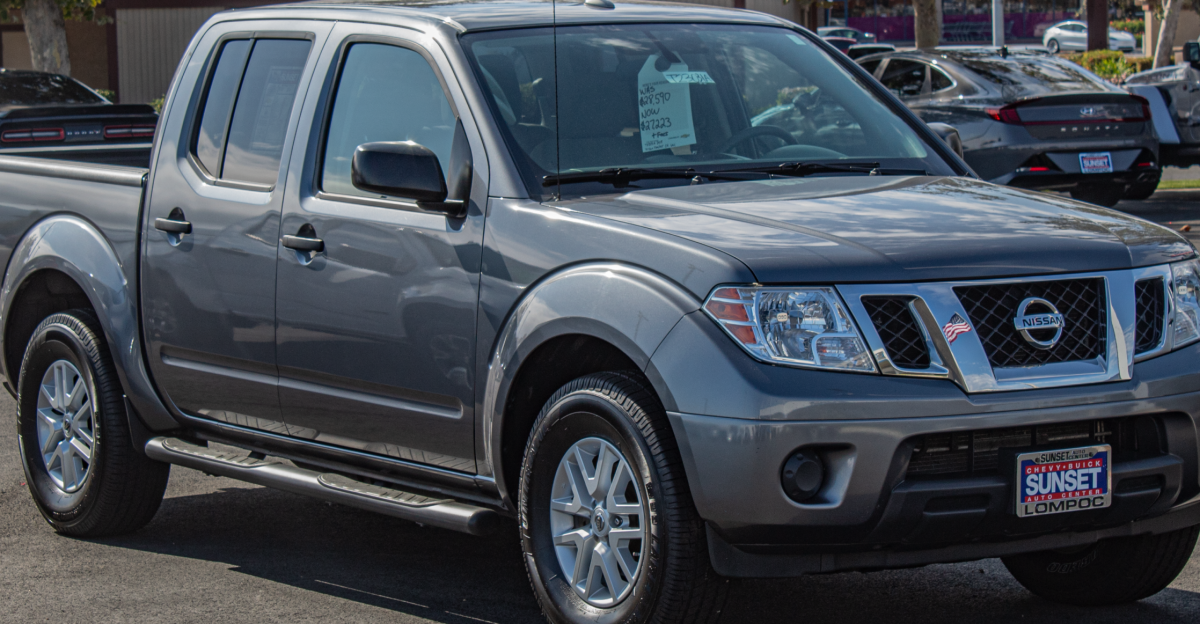 A 2018 Nissan Frontier SV I photographed in Lompoc, California