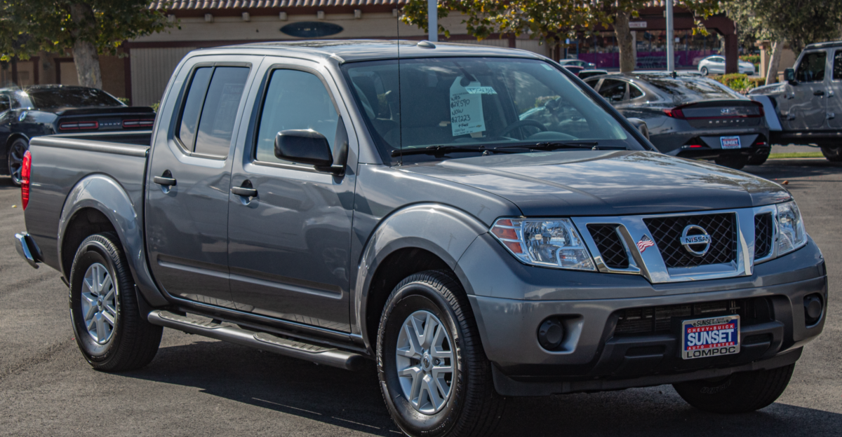 A 2018 Nissan Frontier SV I photographed in Lompoc California