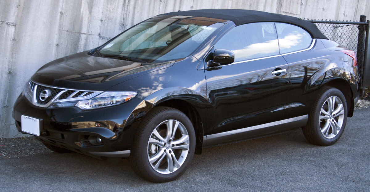Nissan Murano CrossCabriolet with the top up