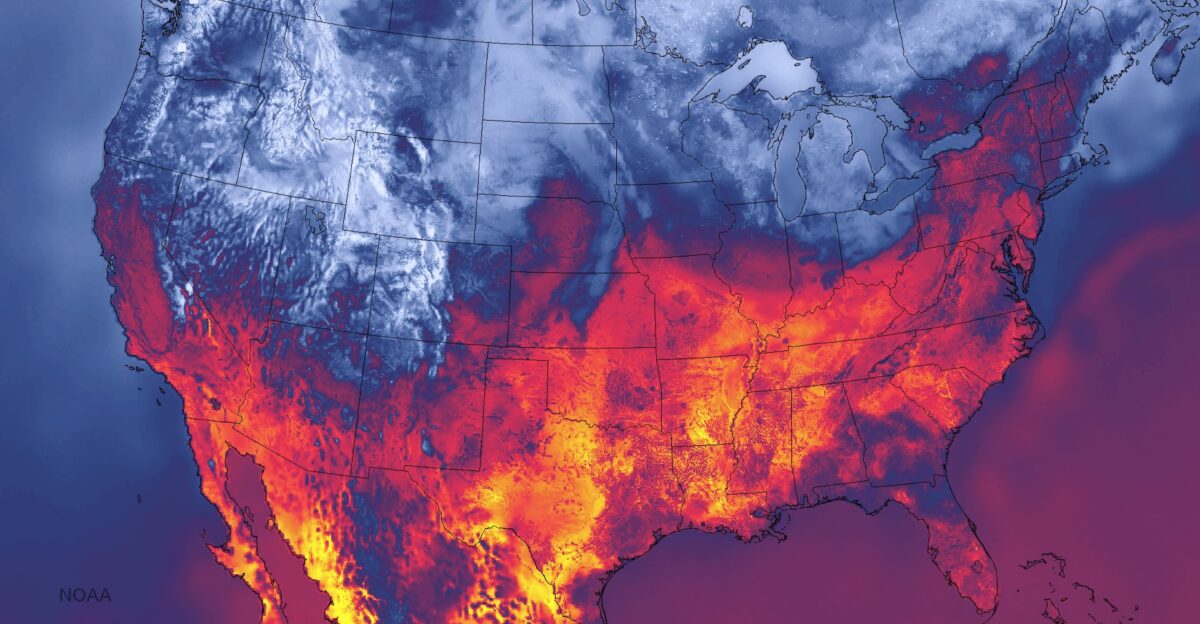 A new high resolution weather model developed by NOAA s Earth Systems Research Laboratory in Boulder Colorado was made operational by the National Weather Service The High Resolution Rapid Refresh HRRR model generates extremely detailed 3-kilometer resolution data for a multitude of 2-D and 3-D variables each with 15 minute intervals This spatial and temporal resolution is a great improvement over previous operational models and will be critical for predicting rapidly evolving severe weather This image from the September 30 2014 18z run shows the temperature of the surface Clearly visible is a cold front moving across the plains that is bringing severe thunderstorms to areas in South Dakota and Nebraska Credit NOAA Original Link