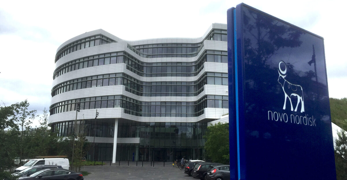 Headquarters building of Novo Nordisk in Bagsv rd Denmark