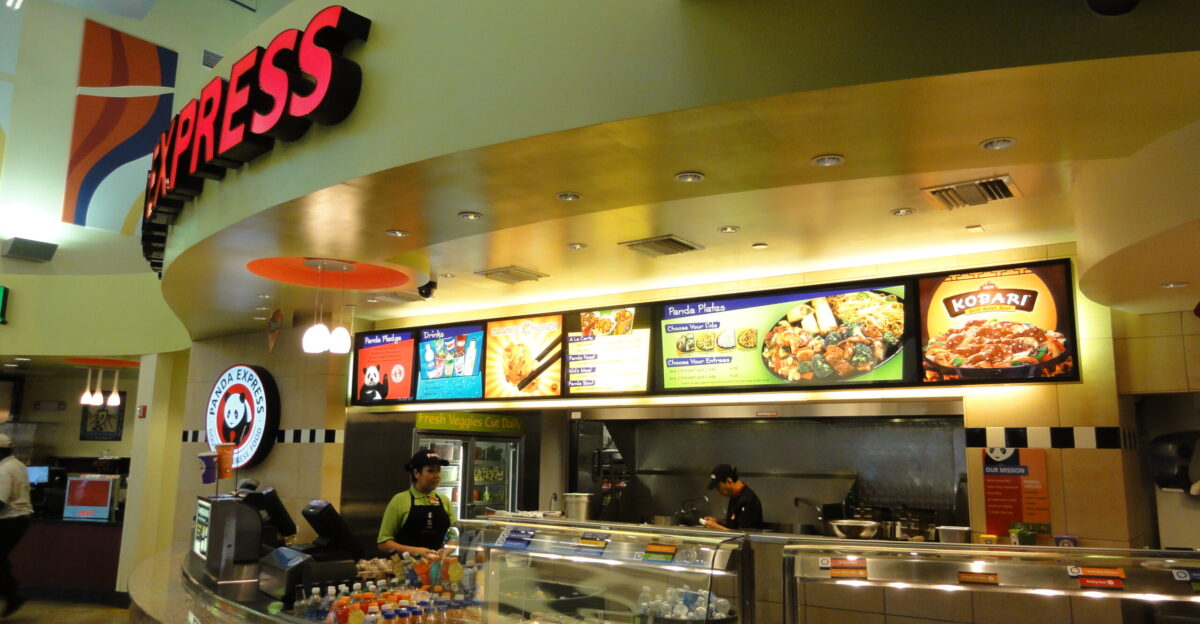 11 07 at UNIVERSAL STUDIO CityWALK Waiting Blue Man show Dinner at PANDA EXPRESS