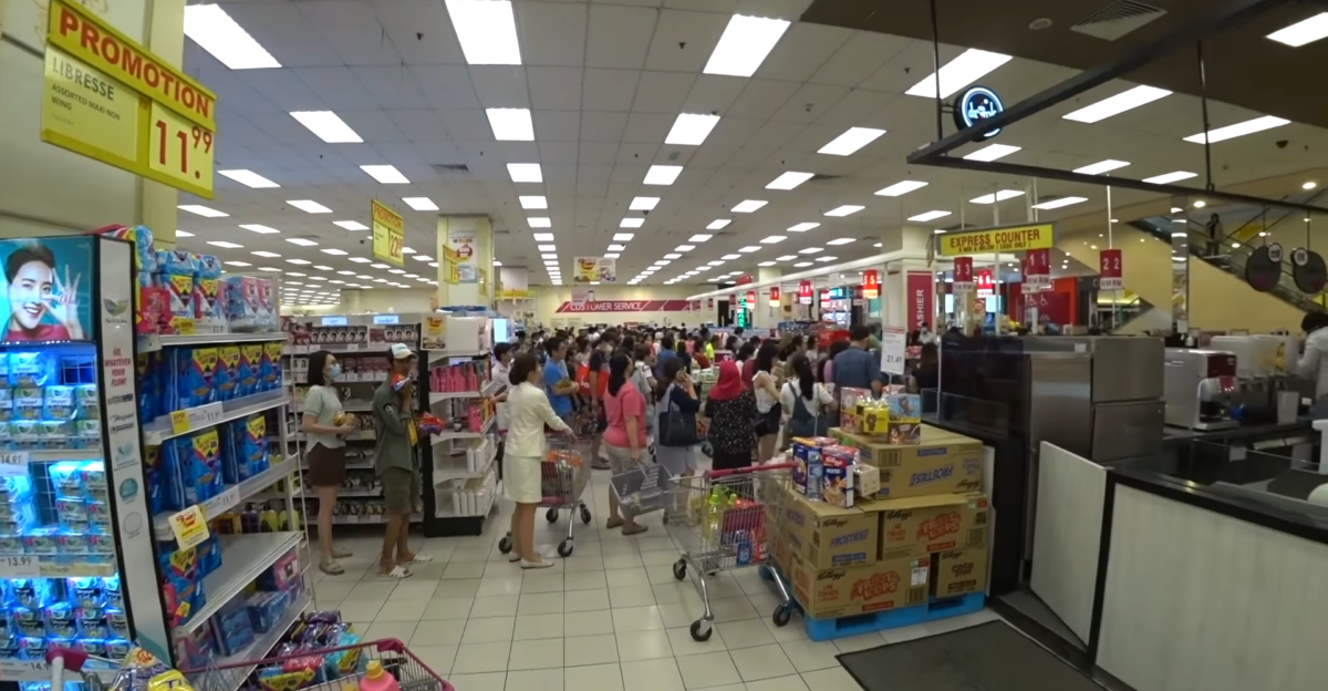 Panic Buying in AEON Mall Malaysia