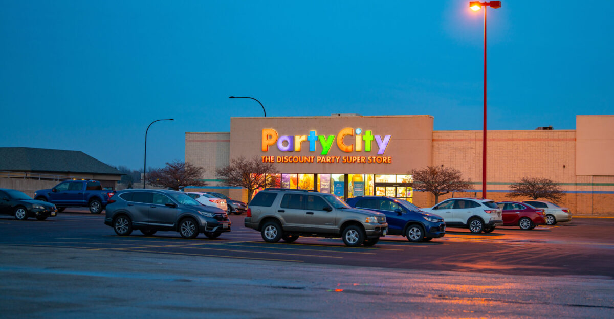 Party City retail store at 5255 Elmore Avenue in Davenport Iowa