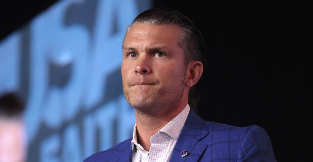 Pete Hegseth speaking with attendees at the 2023 Pastors Summit hosted by Turning Point Faith at the Omni Nashville Hotel in Nashville, Tennessee.
