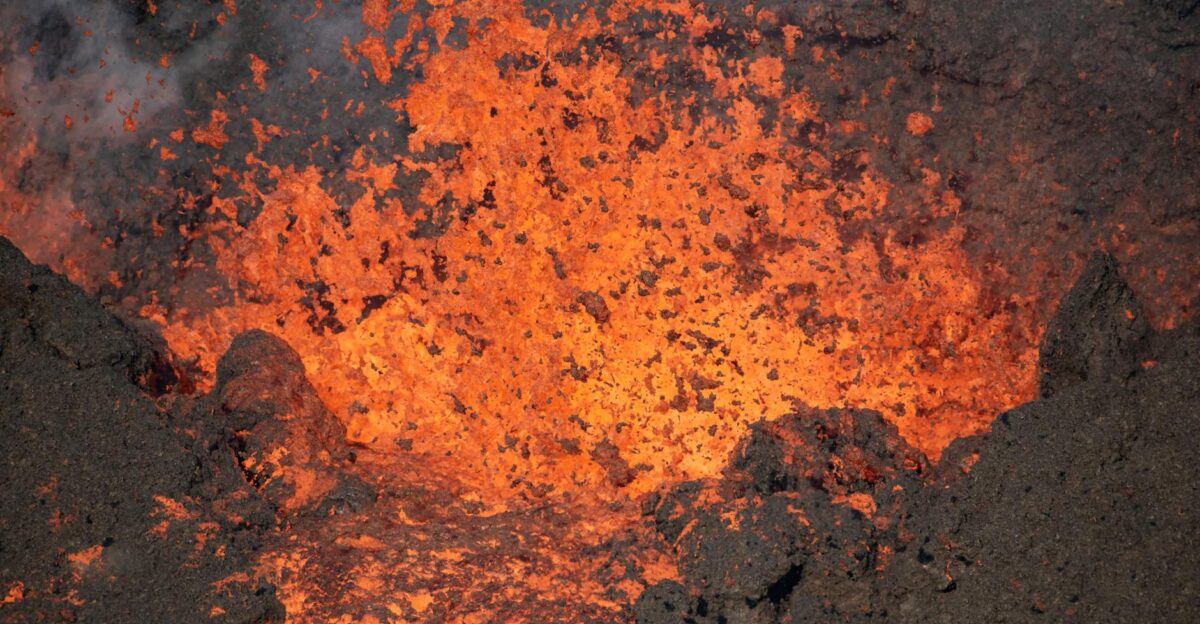 Free stock photo of active volcano closeup view detailed