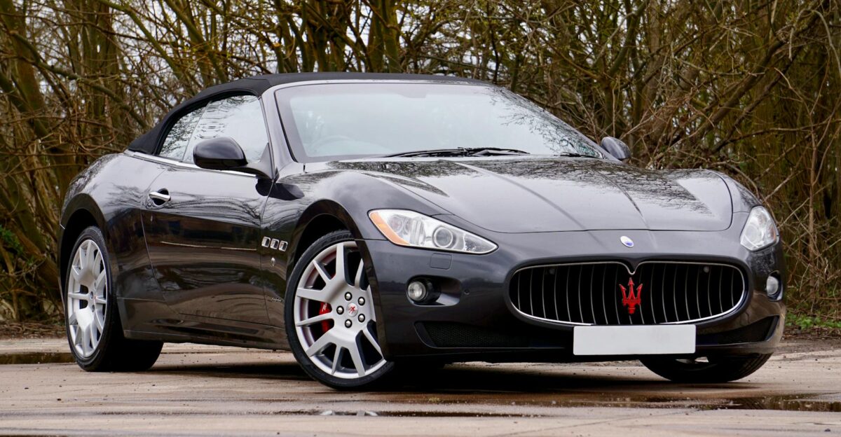 Sleek Maserati convertible parked outdoors reflecting elegance and power