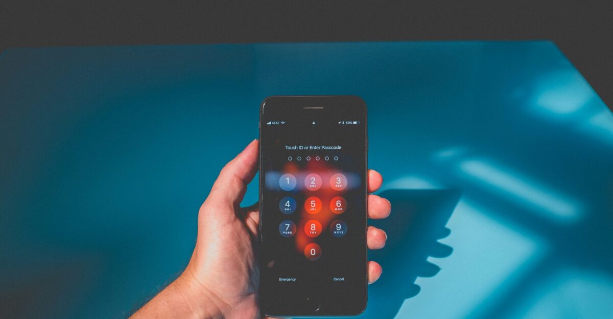 person holding iPhone