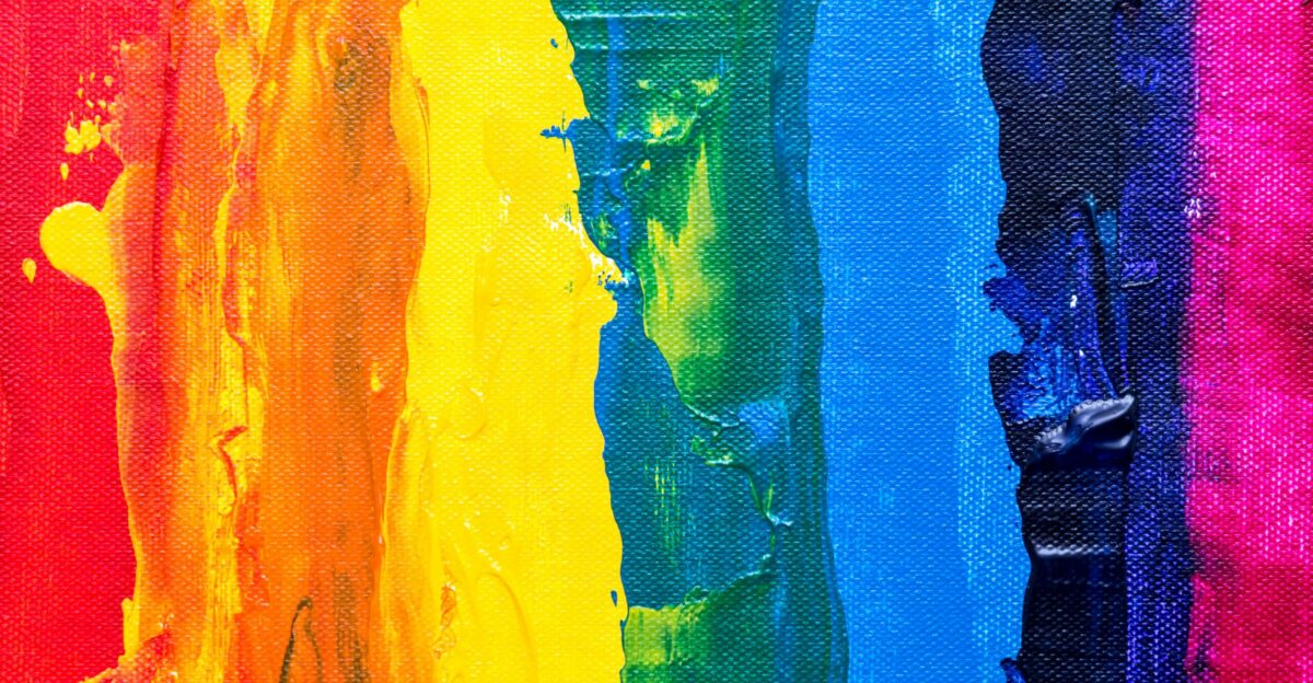 blue and yellow abstract painting
