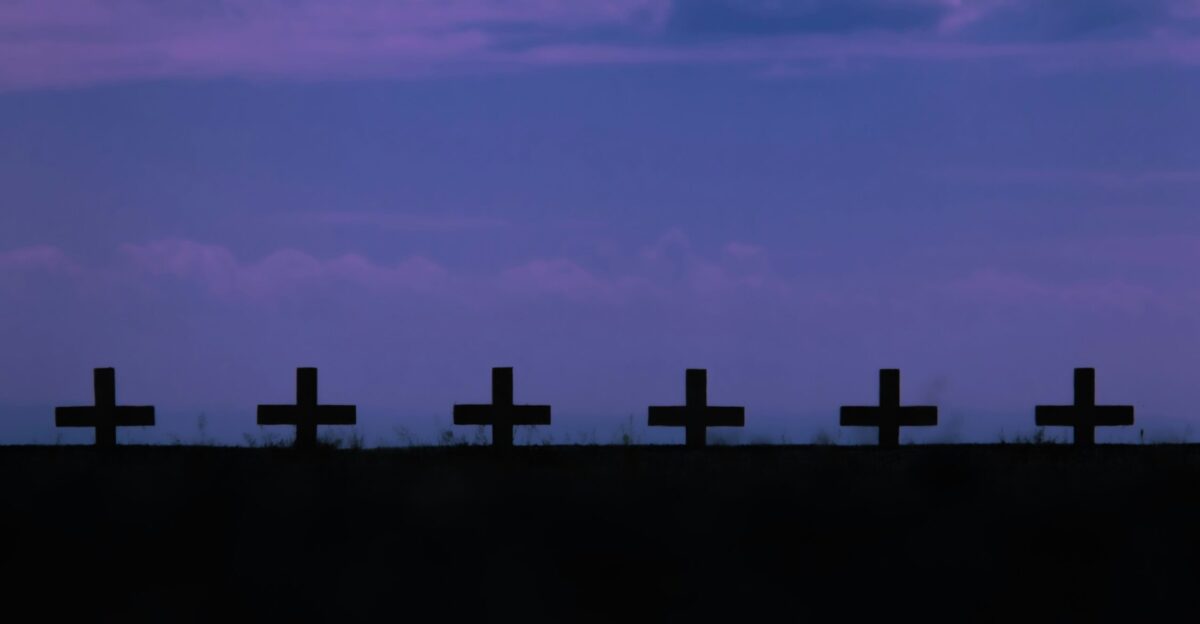 silhouette of cross