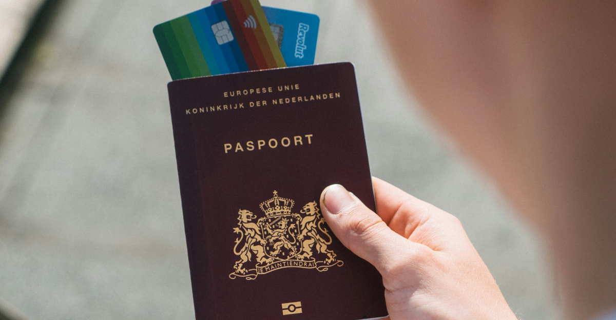 person holding black and white card