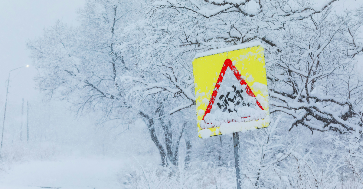 red and white arrow sign