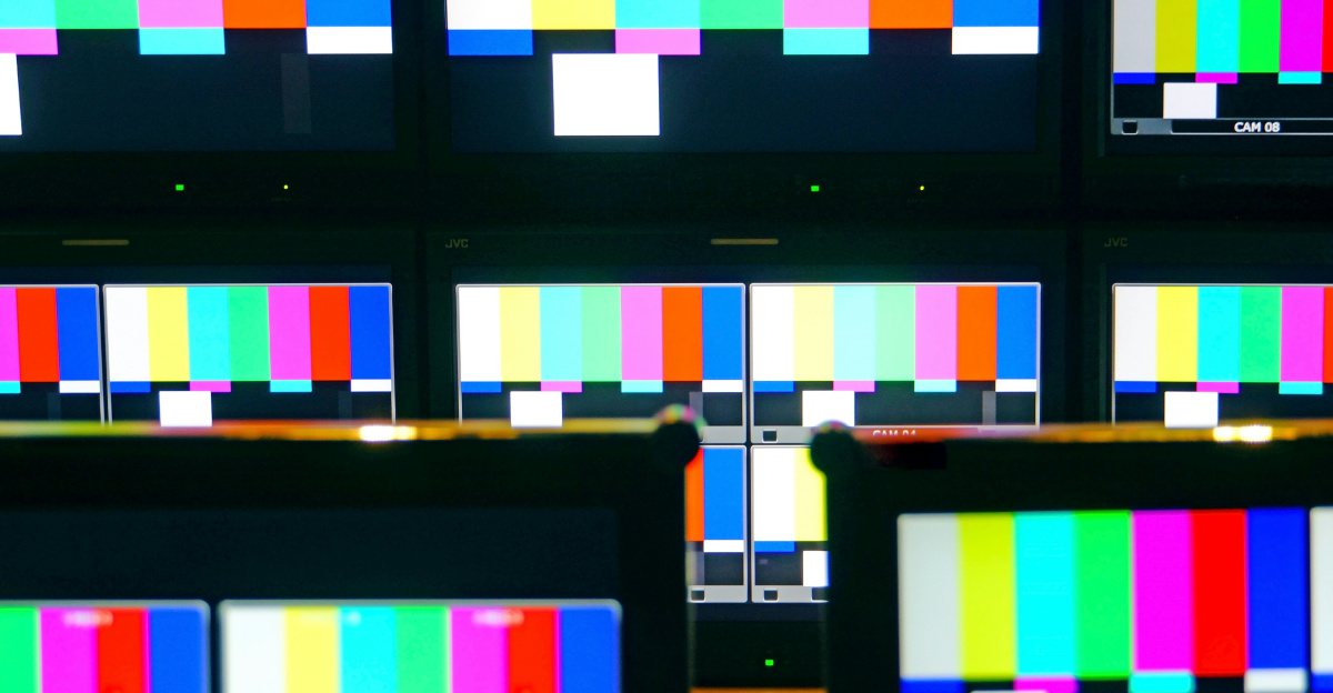 black red green blue and yellow abstract painting