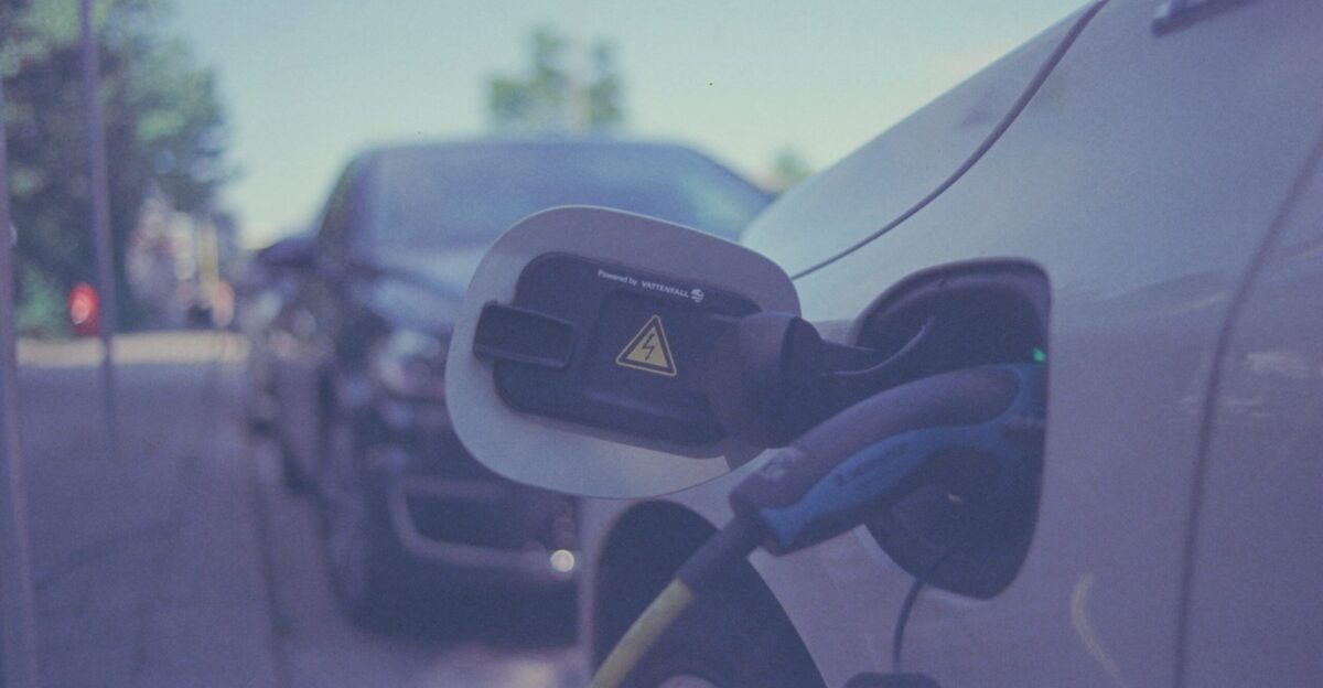 a close up of a car s fuel pump