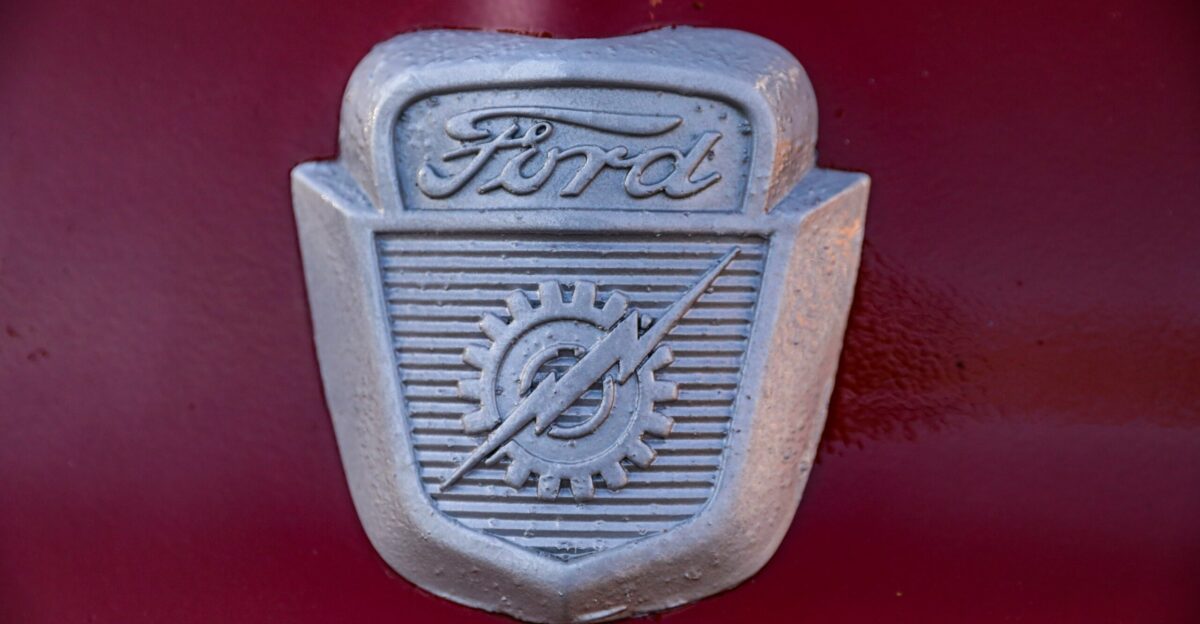 a close up of a sign