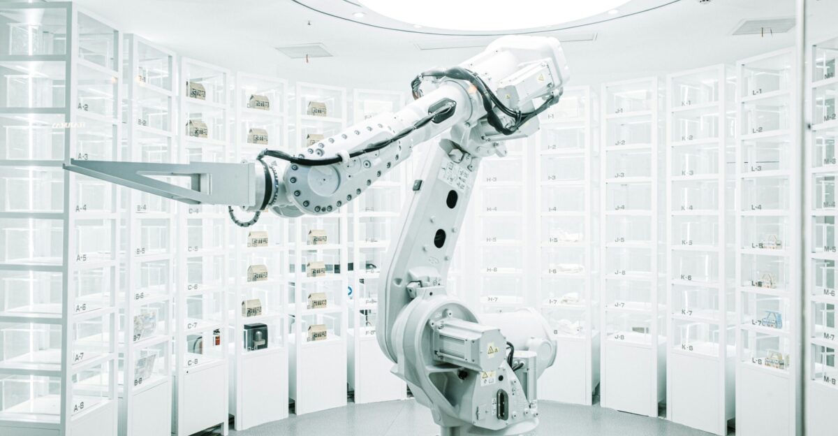 a room with many machines